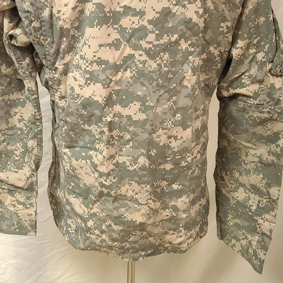US Army Medium Long Digital Camo BDU Uniform Hunting Field Full Zip Jacket Shirt - Picture 11 of 12